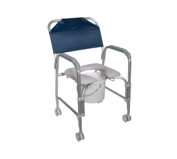 Shower Chair and Commode with Casters